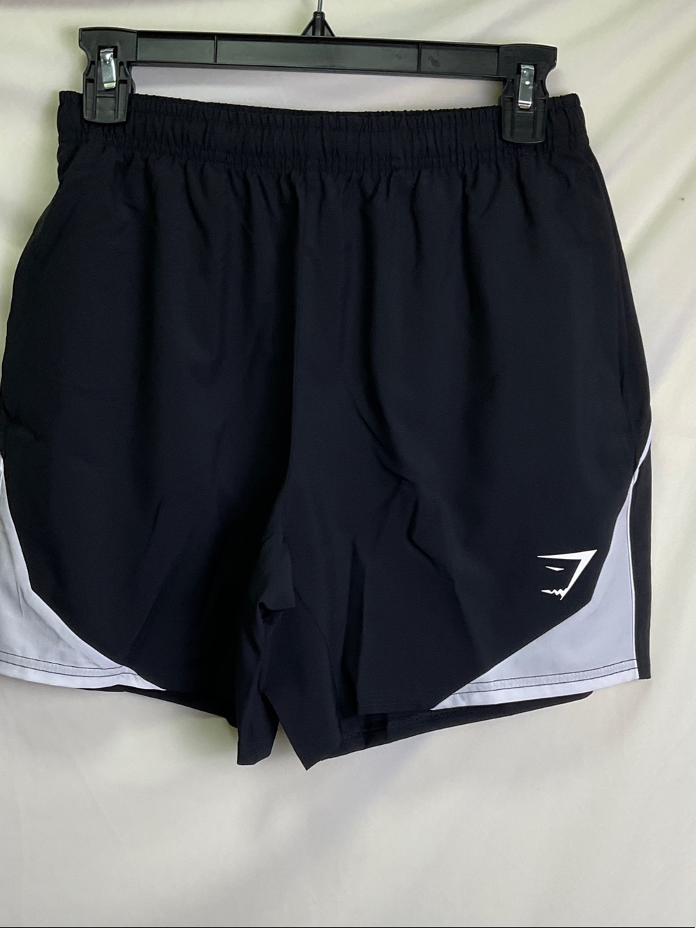 Gymshark Men’s Athletic Shorts in Black and White
